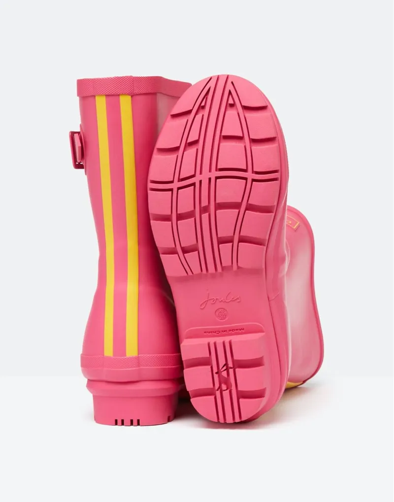 Joules Ladies Kelly Neoprene Lined Light Pink Wellies-3